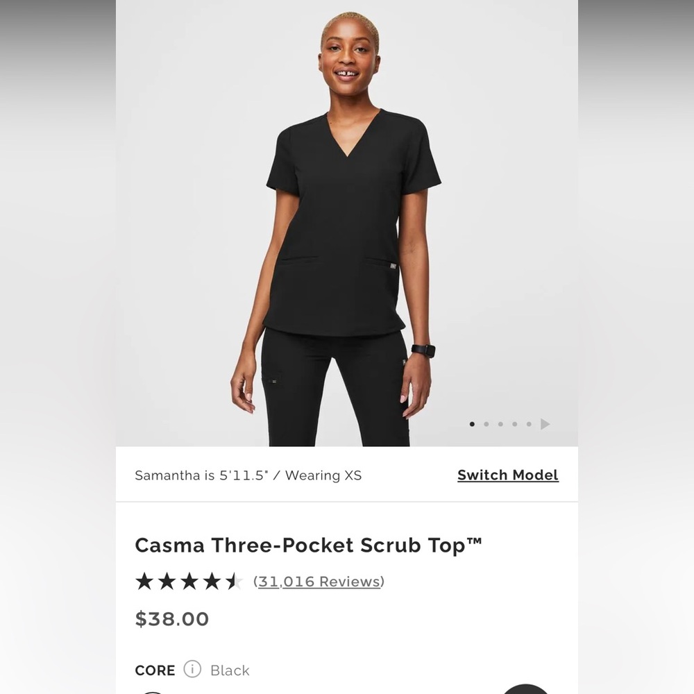 FIGS Scrubs Set + Scrub Top (Size S)